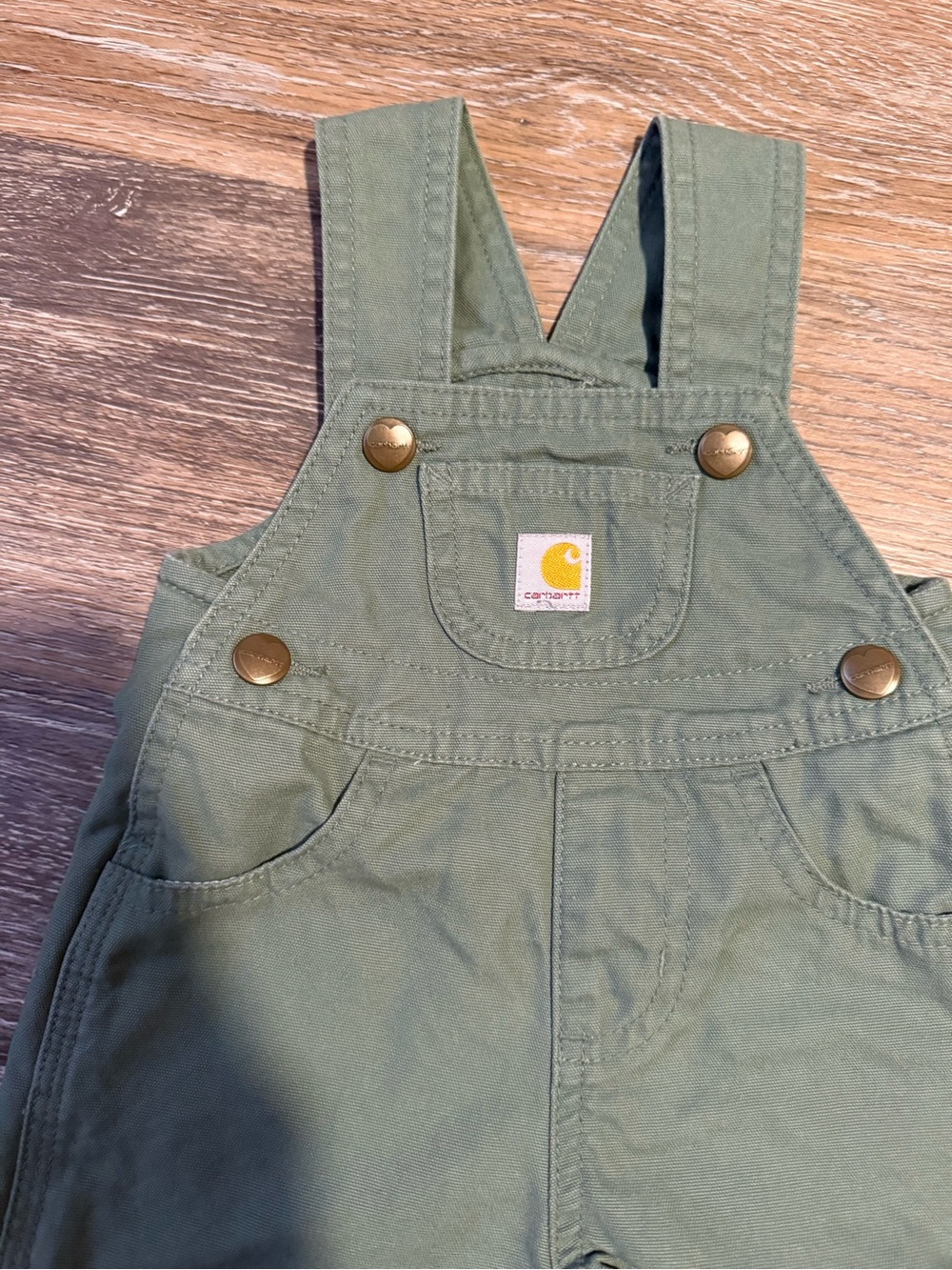 Infant Carhartt Short Overalls - Picture 2 of 4